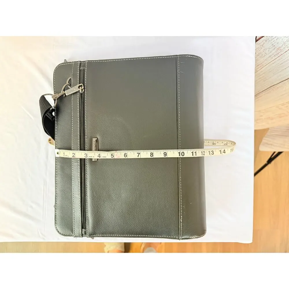 Vintage Samsonite Portfolio Briefcase Organizer Binder Laptop Bag Black